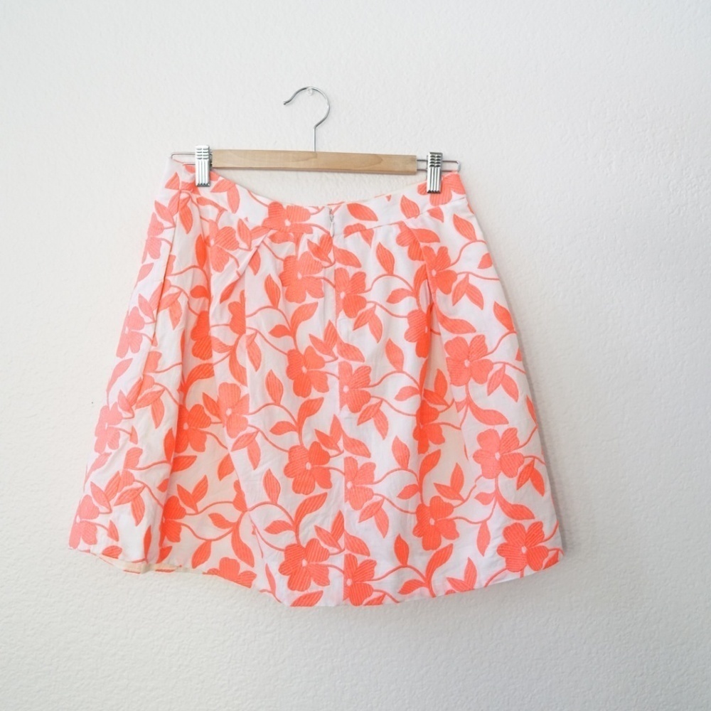 J. CREW Floral pleated mini skirt 2 JCREW - Picture 2 of 6